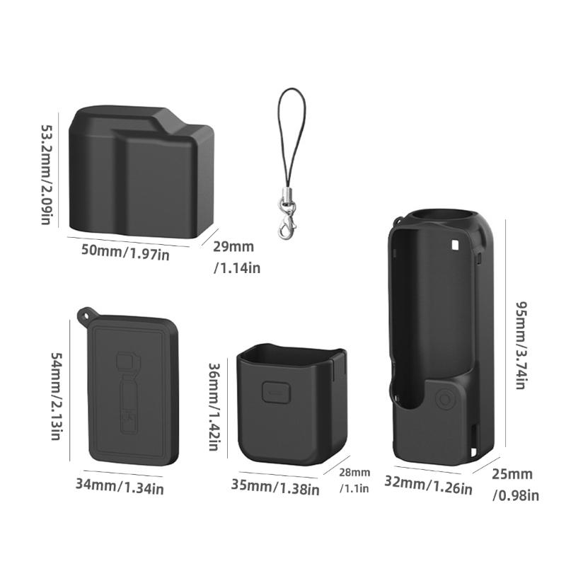 Soft Elastic Camera AntiScratch Protective Cover Skin For Pocket 4 With AntiSlip Design And Dust Protections