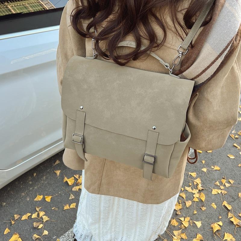 

2025 новый рюкзак женский, высококлассный, нишевый, для поездок на работу, легкий, одноплечевой, большой вместимости, сумка-тоут 30*10*26 зелёный