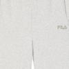 FILA Original Logo Loose Comfortable Cuffed Fleece Knit Casual Pants Women bottoms Gray F51W449601F-MG