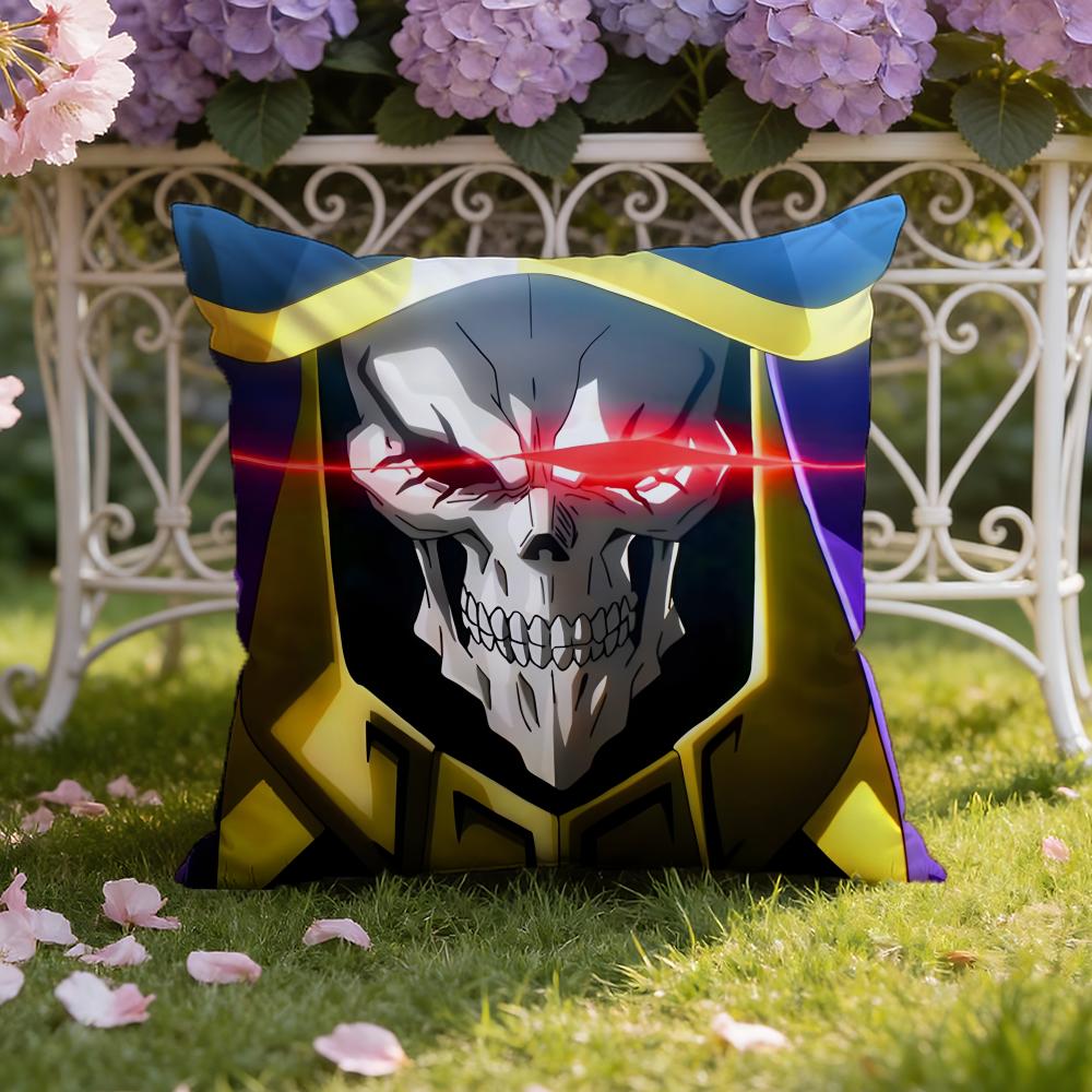 O-Overlord anime Cushion Cover Home & Car Dual-Scene Pillow Cover: Reversible for Premium Comfort