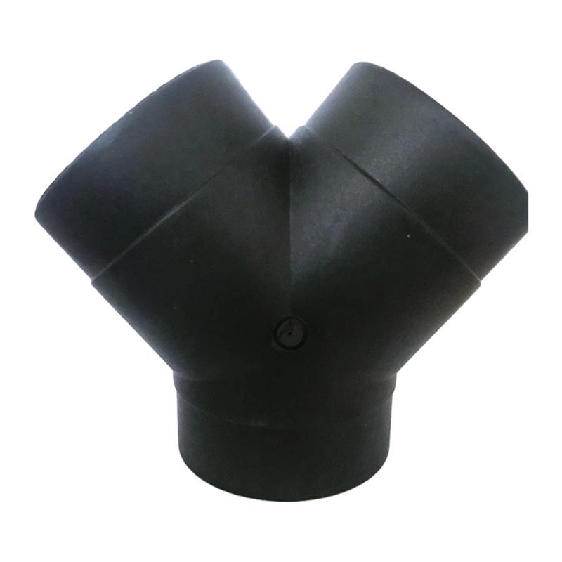75mm Air Vent Ducting Y-shaped Elbow Pipe Outlet Exhaust Connector Joiner Kits