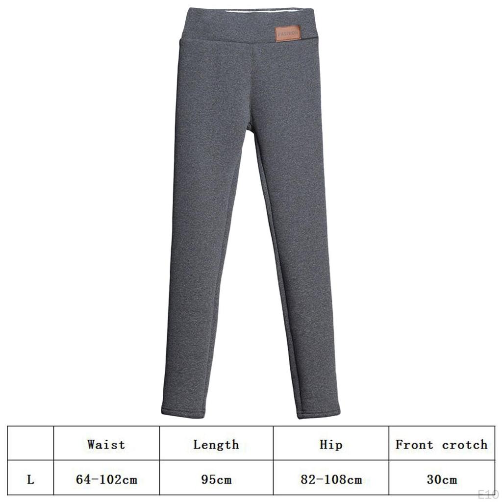 Women Velvet Elastic Leggings Pants Fleece Thick Tights