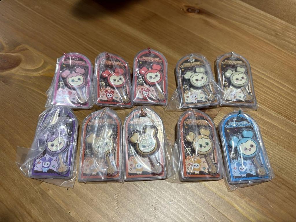 [USED] TWICE Chocolate Covered Cookies & Charms (10 pieces) Individual orders also available