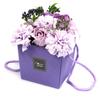 Soap Flower Bouquet, Lavender Rose and Carnation