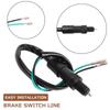 42cm Motorcycle Rear Foot Brake Light Switch Wire Stop Lamp Sensor Cable For Motocross Enduro ATV Off Road Bike Modified Parts