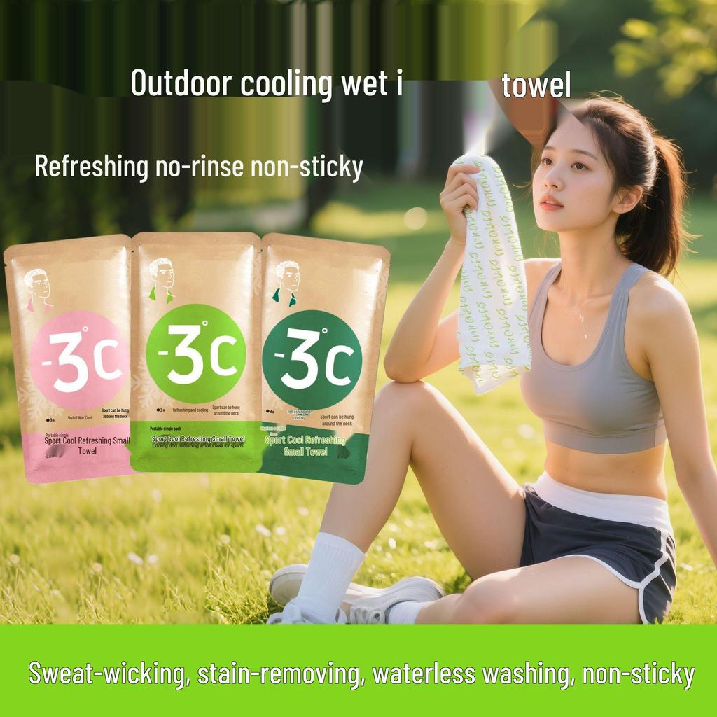 Refreshing Ice Cool Towel: Sweat-Stopping, Cold-Feeling Towel for Military Training & Summer