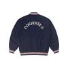 New Converse Baseball Jacket Men's Navy Blue 10026807-A02