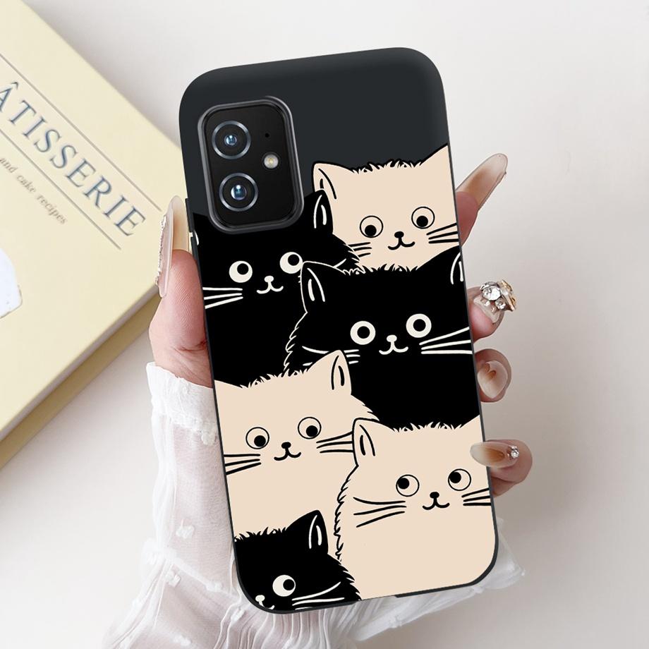 Per Custodia ASUS ZENFONE 8 ZS590KS Astronauta Drago Animali Cartoni Animati Stile Cool Silicone Morbido Copertura Nera per Telefono Per ASUS ZS590KS Borsa