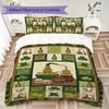 St.Patrick's Day Pattern Bedding uilt Set uilt Cover Pillowcase Home Decoration Birthday Gift (1 * duvet cover + 2 * pillowcase  without core)74