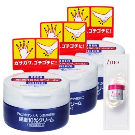 Fin Today Urea 10 Cream Jar 100g X 3 Set + Sample (Designated Quasi-Drug)