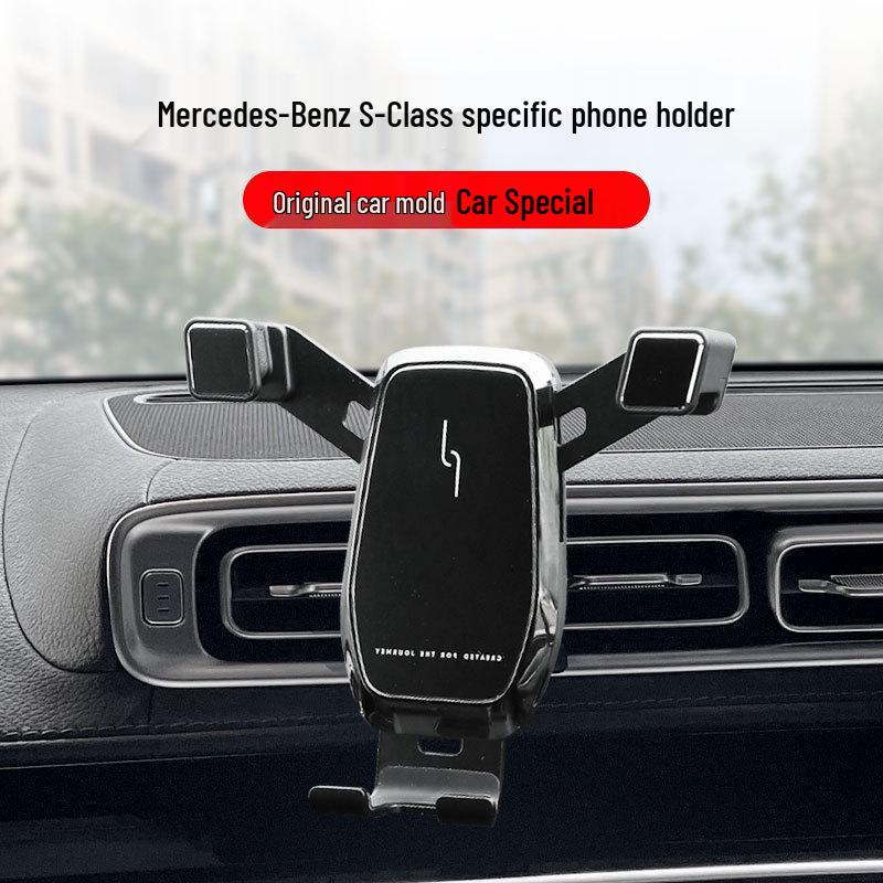 Mercedes S 21-22 Facelift Bezprzewodowy Uchwyt na Telefon z Ładowaniem i Nawigacją.