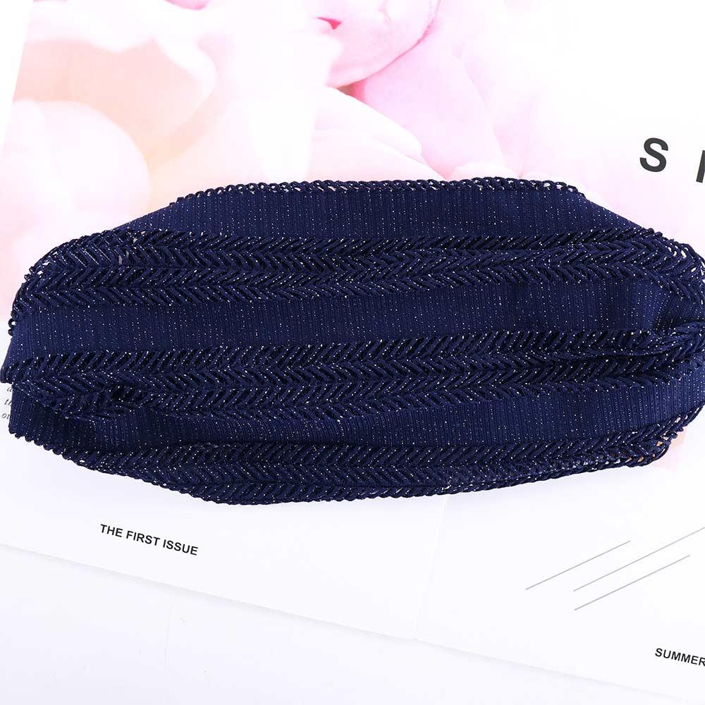 Wash Face Mesh Solid Color Wide Edge Headband Headdress Female Hair Hoop Korean Style Hair Band