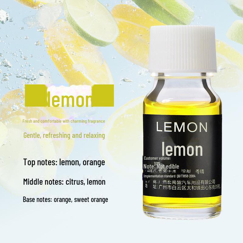 

10 мл эфирное масло для автомобильной ароматерапии в прозрачной пластиковой бутылке 10ml perfume (lemon) прозрачный