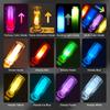 2x Car USB LED Rainbow Color 5V Retro LED Bulbs RGB Night Light Yellow Candle Style Camping Incandescent Decorative LED Lighting