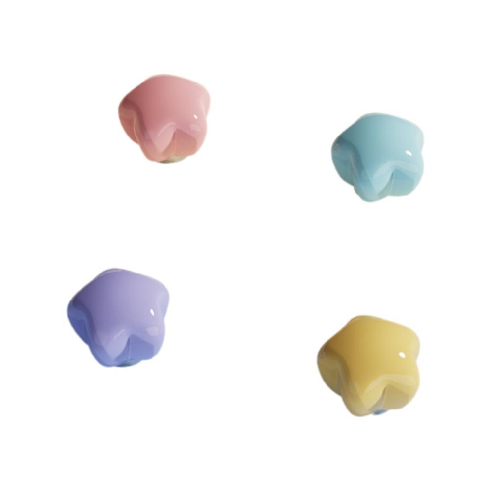 3/4PCS Dopamine Magnetic Hooks Waterproof Moisture-proof No-Drill Hooks Plastic Thickened Decorative Hooks Dorm Room