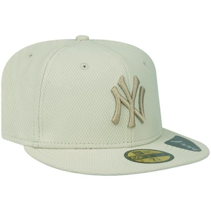 Casquette New Era 59Fifty - DIAMOND New York Yankees - Beige - Homme - Sportswear