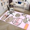 Pusheen, Mléko, Čarodějnická Kancelář Koberec Měkký Polyester Vstupní Koberec Omyvatelný Protiskluzový Lze Prát v Pračce