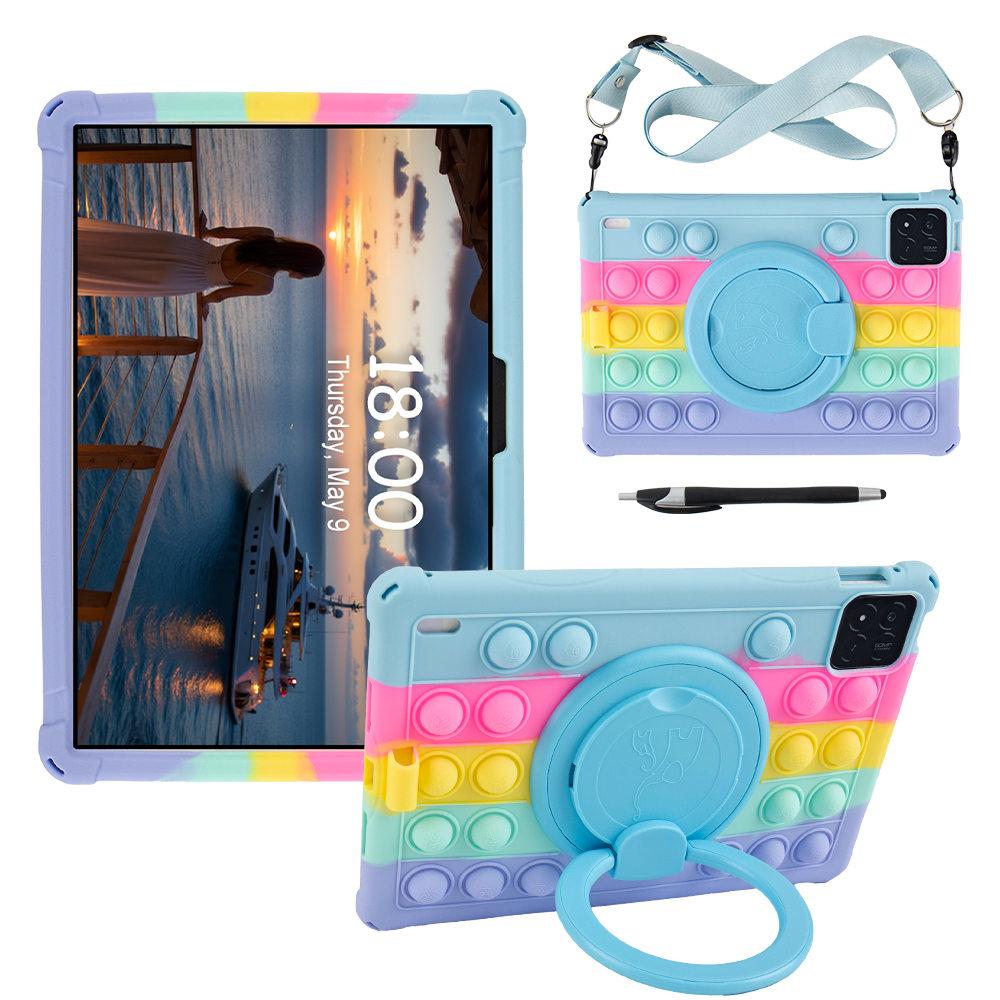 Für Xiaomi Pad 7 Hülle 11,2 Zoll 360 Drehbarer Silikon Ständer Hülle Für Xiaomi Pad 7Pro Mi Pad 7 Weich Kinder Sicher Funda