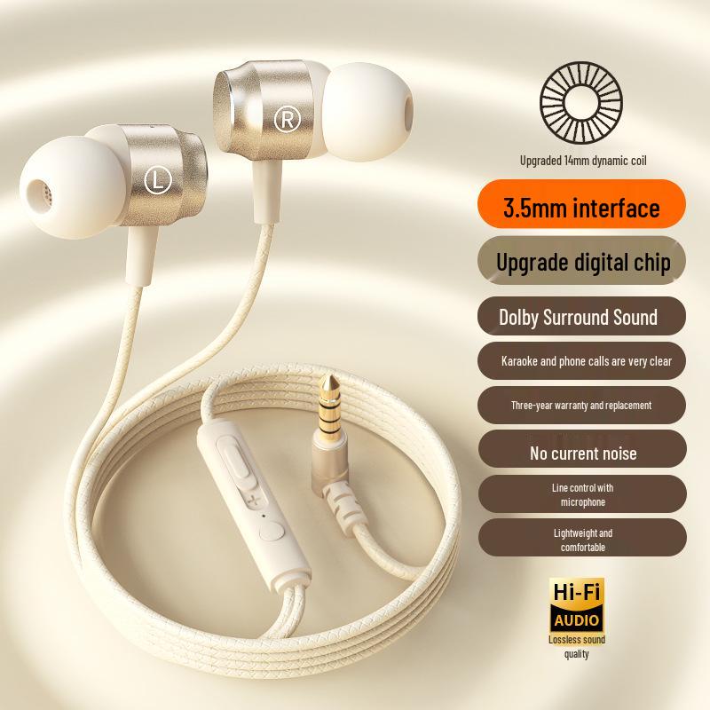 In-Ear Type-C Noise-Canceling Headphones for Huawei & Oppo