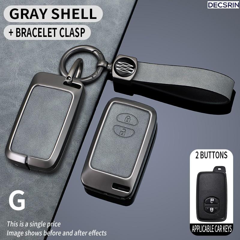 2/3/4 Buttons Car Key Case Cover Shell Fob for Toyota Prius 30 Alpha Aqua Land Cruiser Auris for Lexus LC 200 Car Accessories