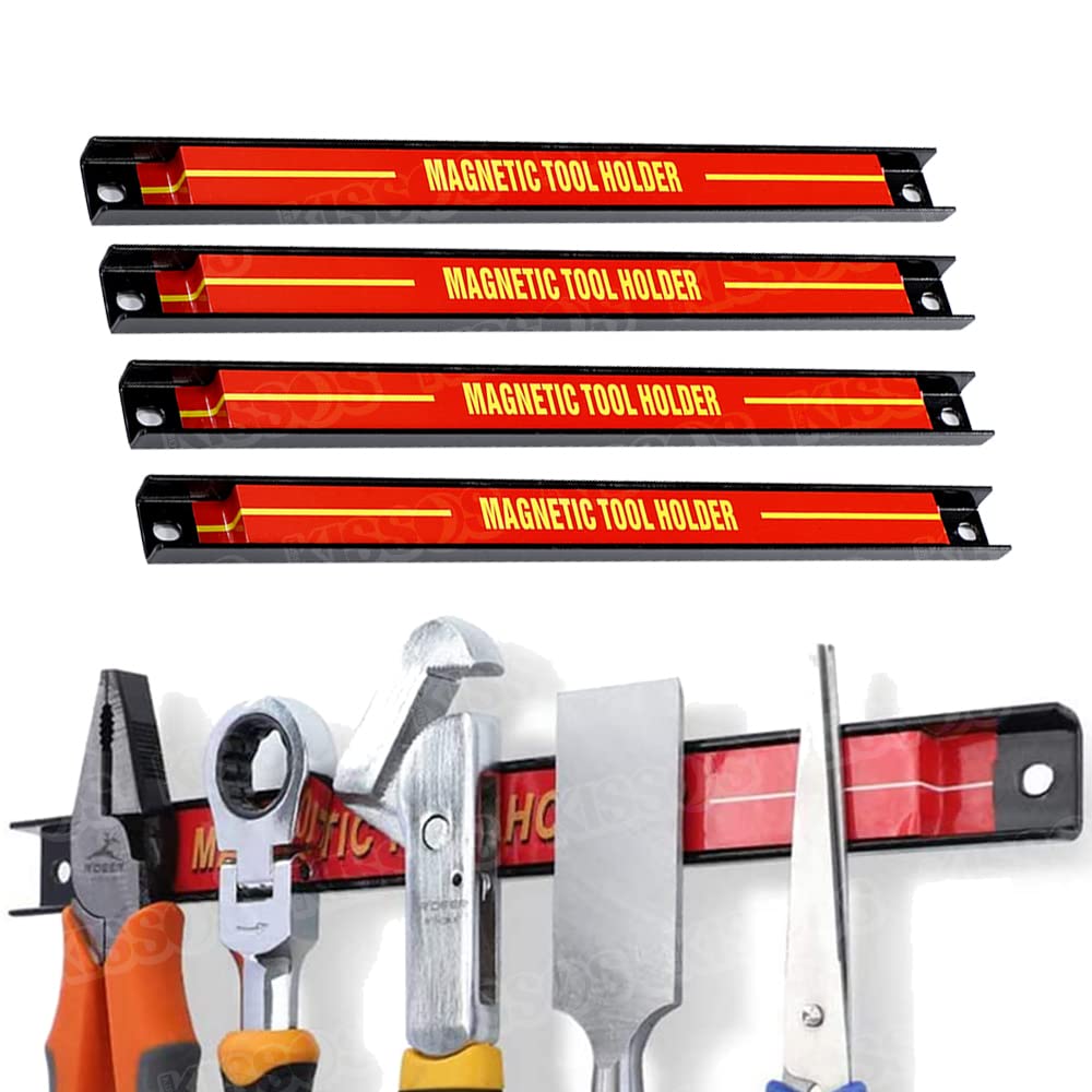 

Magnetic Tool Bar Tool Magnetic Tool Magnetic Powerful Tool Box 12 Holder, Holder, Bar, Magnet, (4 Pieces, Inch)