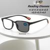 New Fashionable Photochromic Women'S Reading Glasses Ultra Light Neutral High Quality Anti Blue Light Presbyopia Glasses