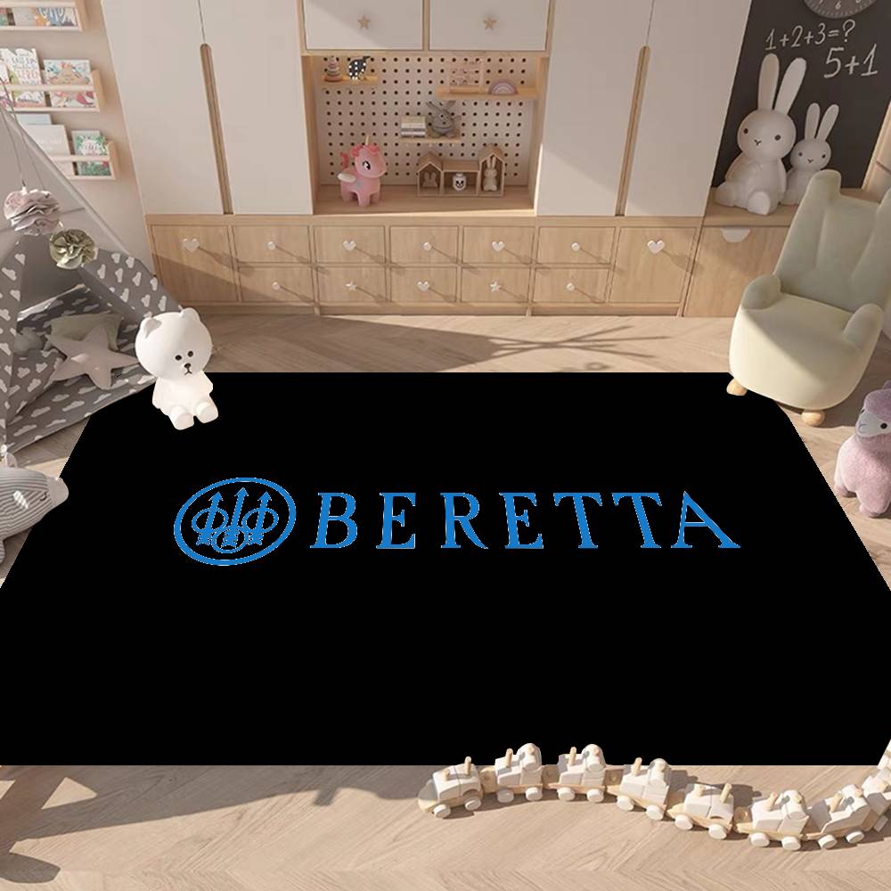 G-Gun Beretta Floor Mat Non-Slip Laundry Room Mat Laundry Decor Balcony Child Living Room Bedside Mats