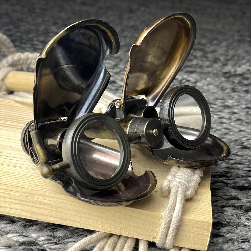 

Морський латунний дизайнерський бінокль Морський вінтажний подарунок Антикварний подарунок на Хелловін M аеро