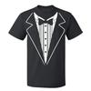 Herren Schwarz Lustiges Smoking T-Shirt Druck Lustiges T-Shirt Tee Shirt Homme Unisex Top Kurzarm Rundhals Party Herren Street T-Shirts