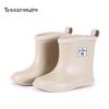 Children's Lightweight Non-slip Mid-calf Rain Boots for Toddlers - Boys & Girls Soft Sole Water Shoes