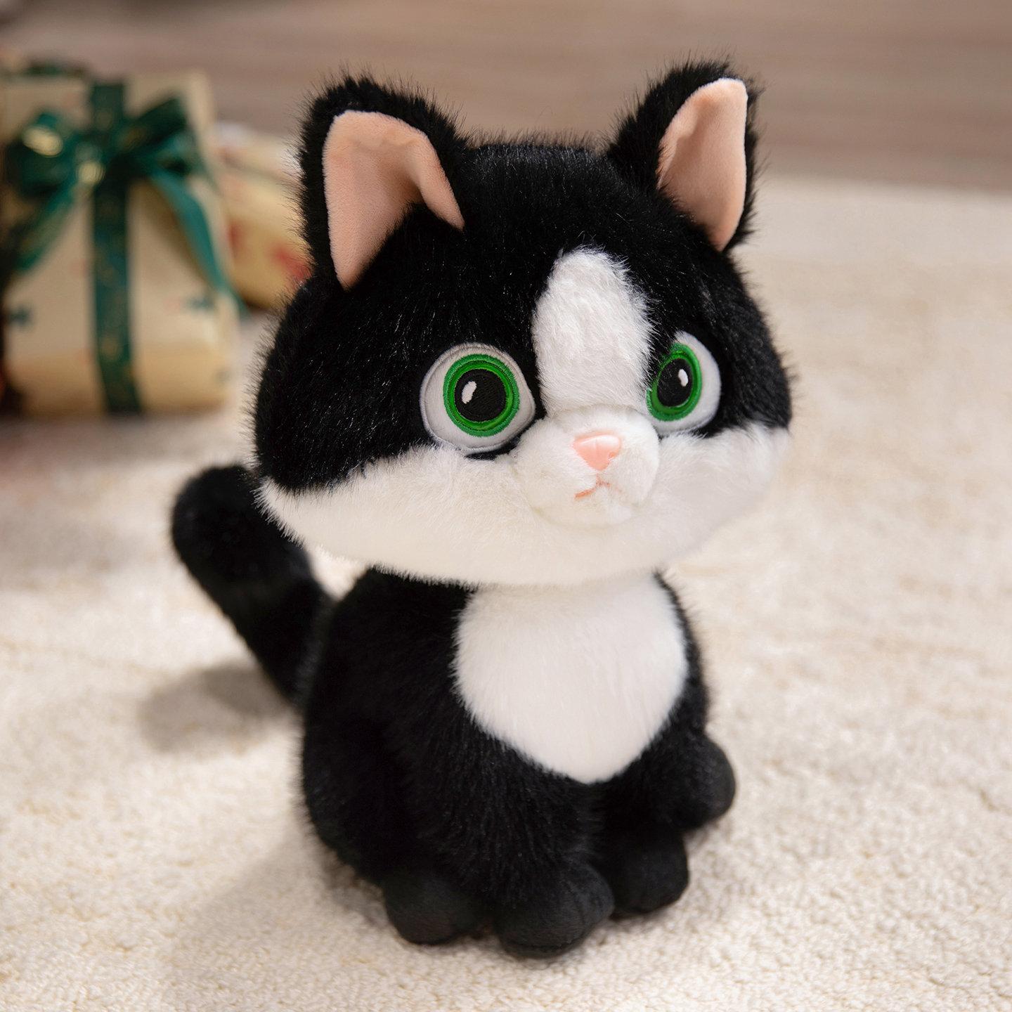 

Мультяшный Милый Слюнявчик Кукла Кошка Дьюен Котенок Плюшевая Игрушка Кукла Детская Подушка Подарок Кукла для Мужчин и Женщин 35cm 0.28kg