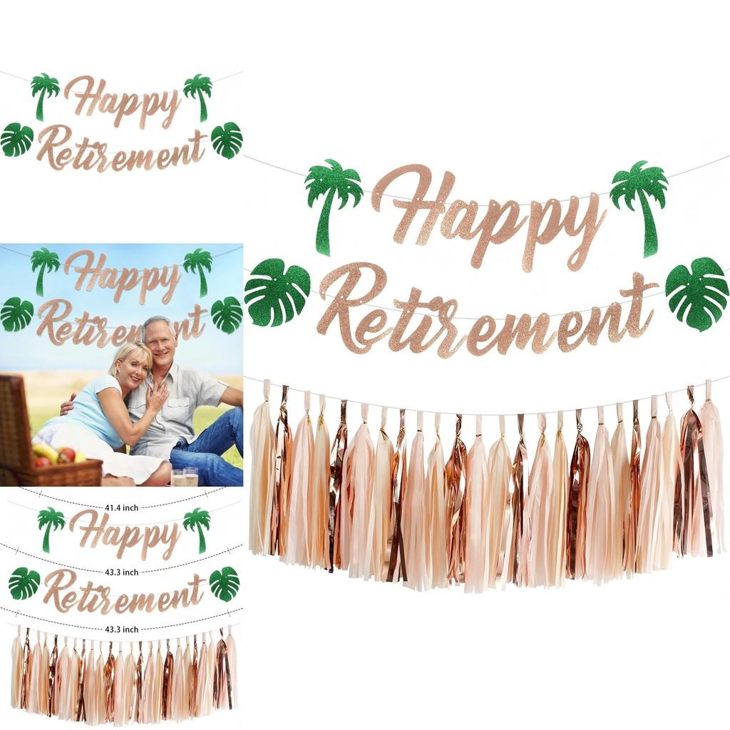 Retirement Party Banners For Summer Celebration And Venue Decor