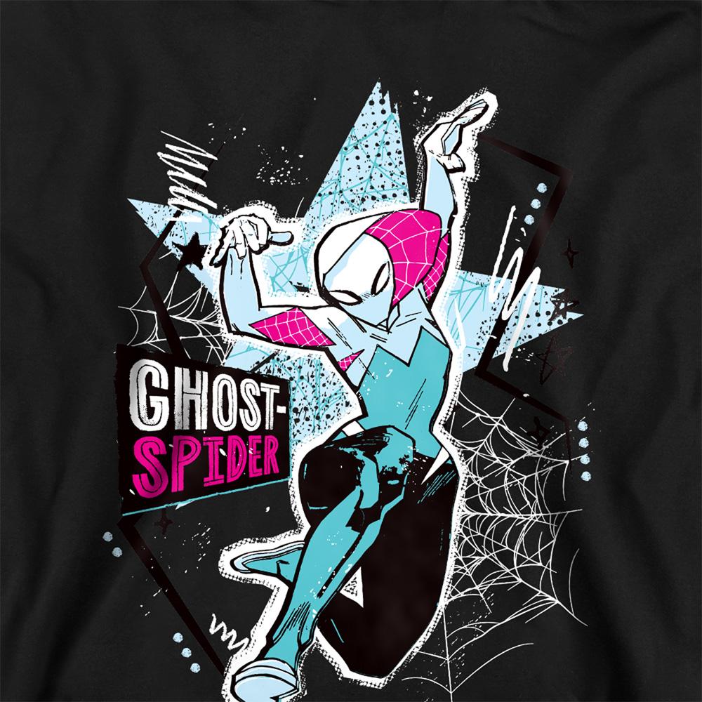 Spider-Man Childrens/Kids Ghost-Spider Web Pull Over Hoodie
