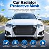 Car Radiator Protection Net, Elastic Hook, Washable Breathable Radiator Protection Net, Used for Leaves, Insects, Sand and Road Debris