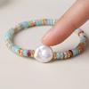 Shoushan Stone Beaded Freshwater Pearl Bracelet for Women, New Chinese Style, Light Luxury, Niche, Versatile, Friendship Pearl Bracelet Jewelry