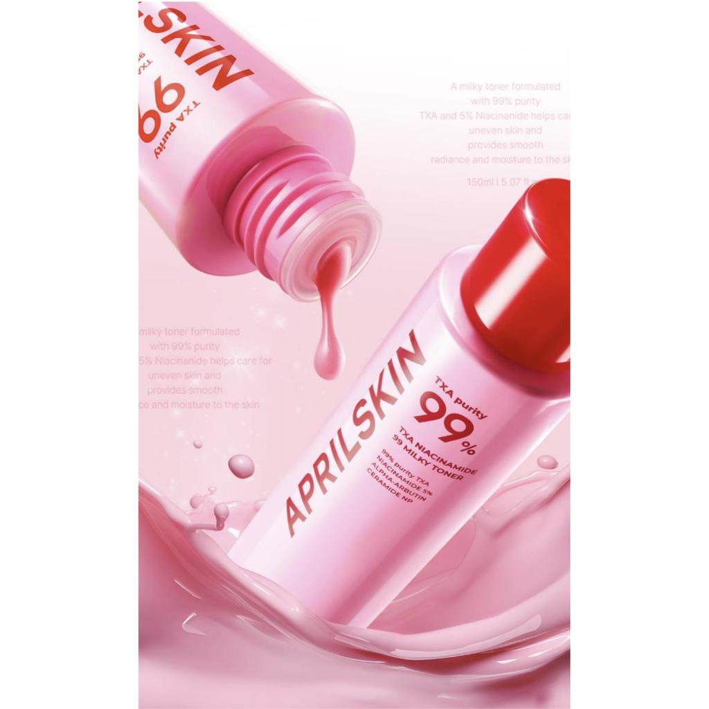 Aprilskin Txa Niacinamide Toning Shot 99 Lotion Tonique Lactée 150ml