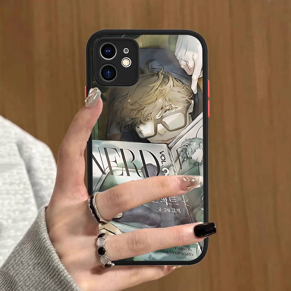 Nerd Project Bl Anime Silicone Matte Phone Case For Iphone 13 14 15 16 Pro Max 11 12 X Xs Max Soft Cover