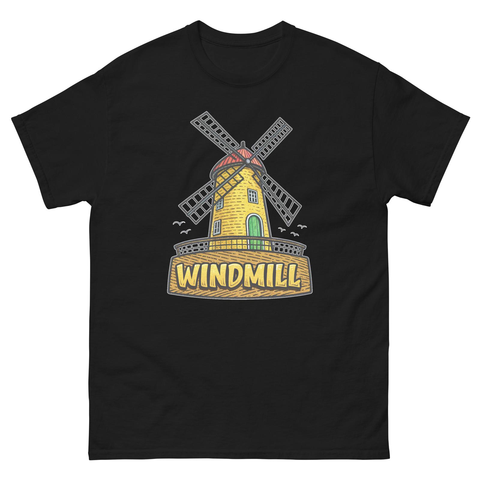 Windmill Farming Rural Life Agriculture T-Shirt S