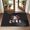 The Cure Design Crystal Velvet Rug Soft Decorative Mat for Bedroom Entrance
