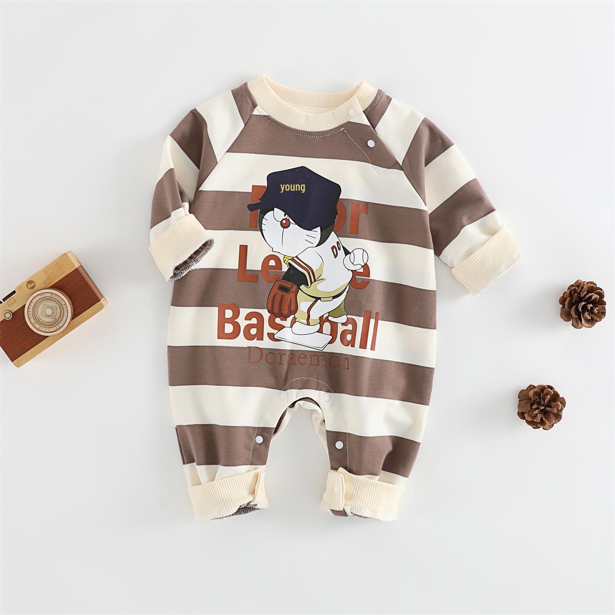 

Весенний детский комбинезон: Полосатый хлопковый боди с окрашенной пряжей для мальчиков и девочек #73 (3-6 months, 16 lbs)