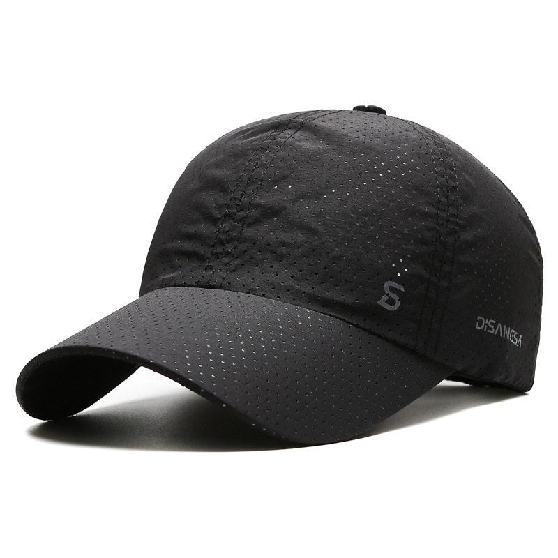 

1pc Original Design Sport Baseball Caps Thin Quick Drying Breathable Duck Tongue Outdoor Men s Sun Summer Fishing Avisor Sun Hat Adjustable чёрный