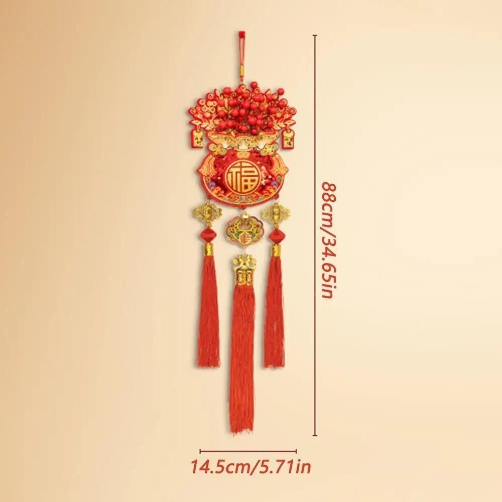 Traditional Spring Festival Pendants Lucky Bag Shape Festive Hanging Ornaments  Entry Door