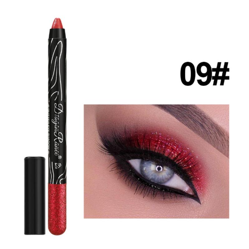 Stick Ombretto 12 Colori Glitter Trucco Occhi Facile da Applicare A Prova di Sbavature Matita Ombretto Shimmer Trucco Occhi