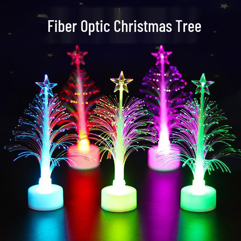 LED Christmas Color-Changing Fiber Optic Tree - Luminous Holiday Decoration Gift Other Luminous Toys