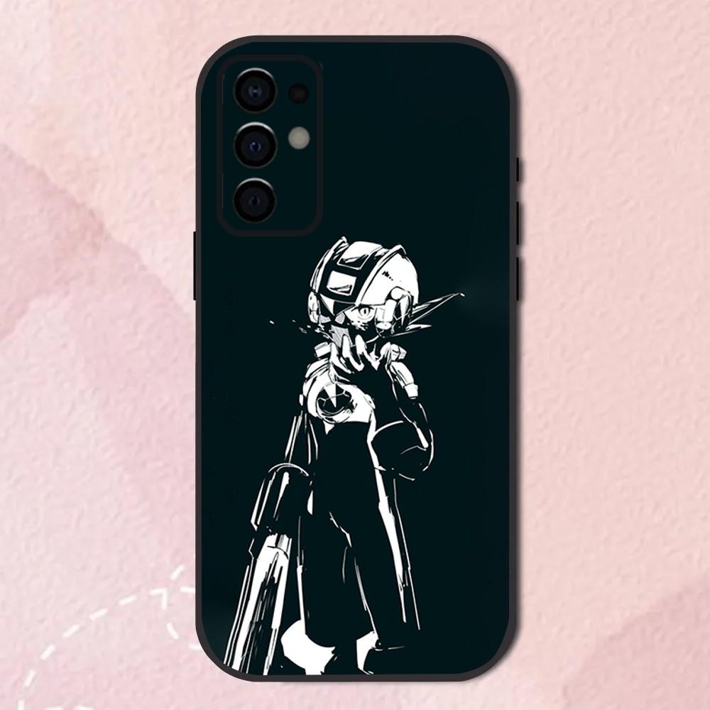 Game Phone Case For Samsung S24,S21,S22,S23,S30,Ultra,S20,Plus,Fe,Lite,Note,10,9,5G R-Rockman-a M-Megaman Black Soft Shell