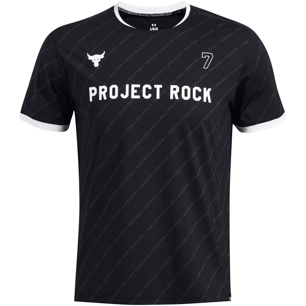 Under Armour Mens Project Rock Rugby T-Shirt