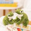 Frog Plush Green Toy Animal Stuffed Doll Bedroom Decoration Cute Gifts Kids