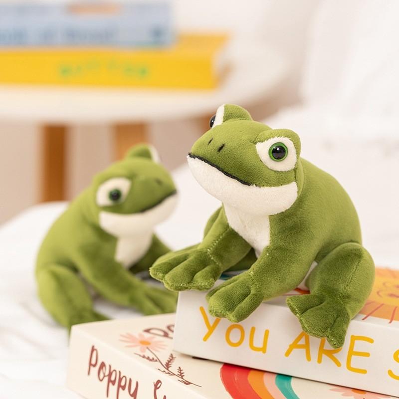 Frog Plush Green Toy Animal Stuffed Doll Bedroom Decoration Cute Gifts Kids