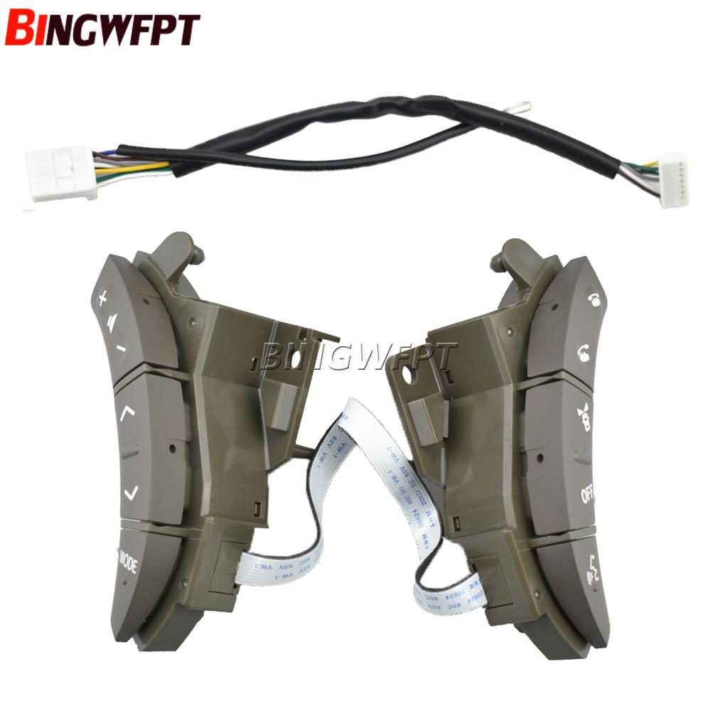 Auto Parts Multi-function Steering Wheel Control Switch Buttons For Toyota Land Cruiser Prado 120 2004-2009 75B037