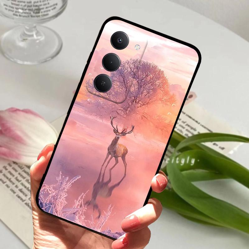 Für Xiaomi Redmi 15 5G 169mm Hülle Coole Wolf Silikon Weiche TPU Handyhülle Für Redmi 15 Redmi15 4G Kameraschutz Rückseite